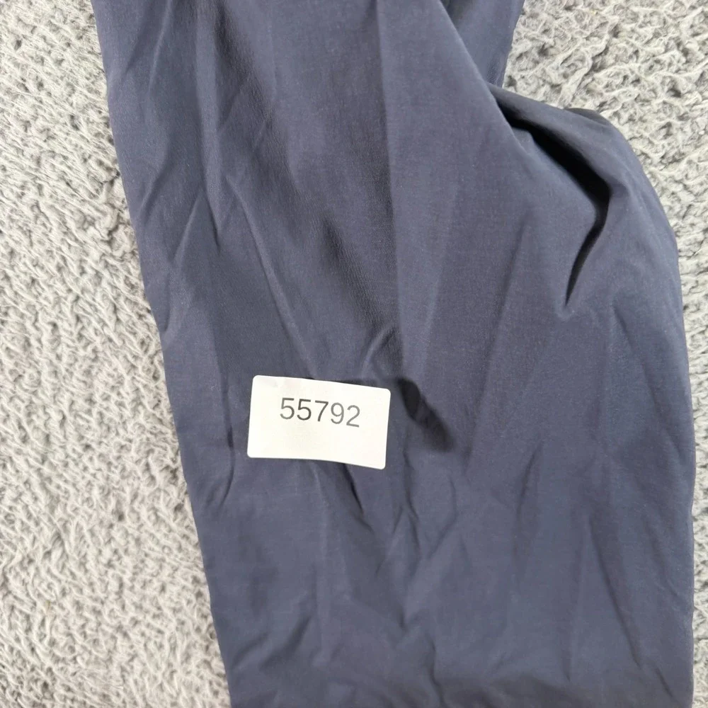 Eddie Bauer Pant Mens 36x30 Blue Nylon Windbreaker Straight Leg Gorpcore Stretch